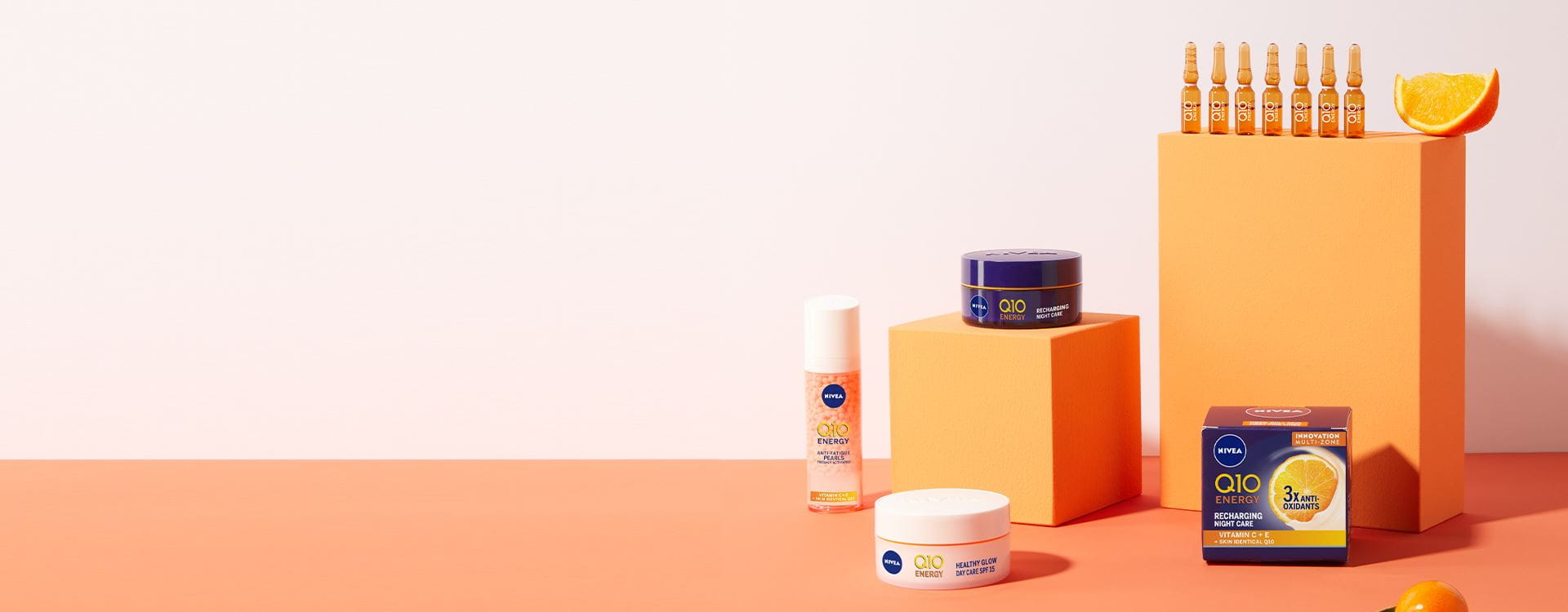 Die NIVEA Q10 Energy Pflegeserie