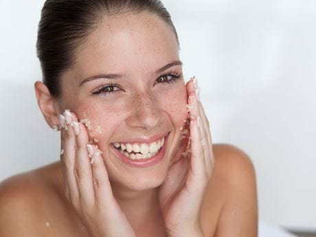 step by step exfoliating