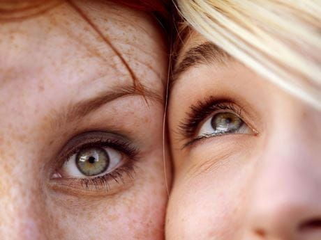 step by step applying eye cream