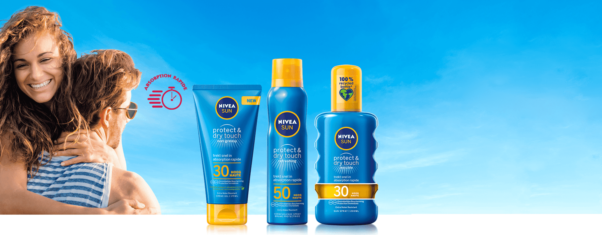 Collection de protect & dry touch et couple