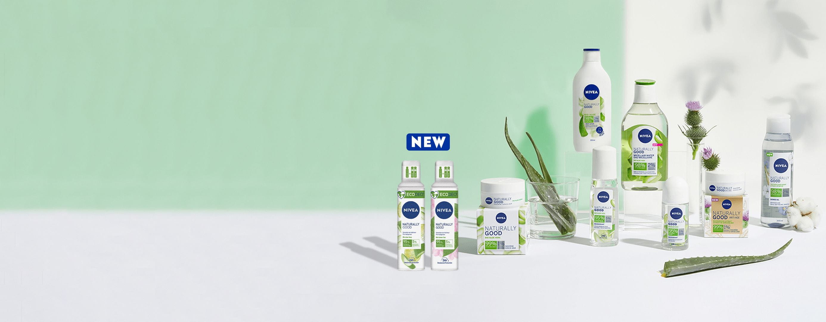 Collection Naturally Good avec cotton et aloevera