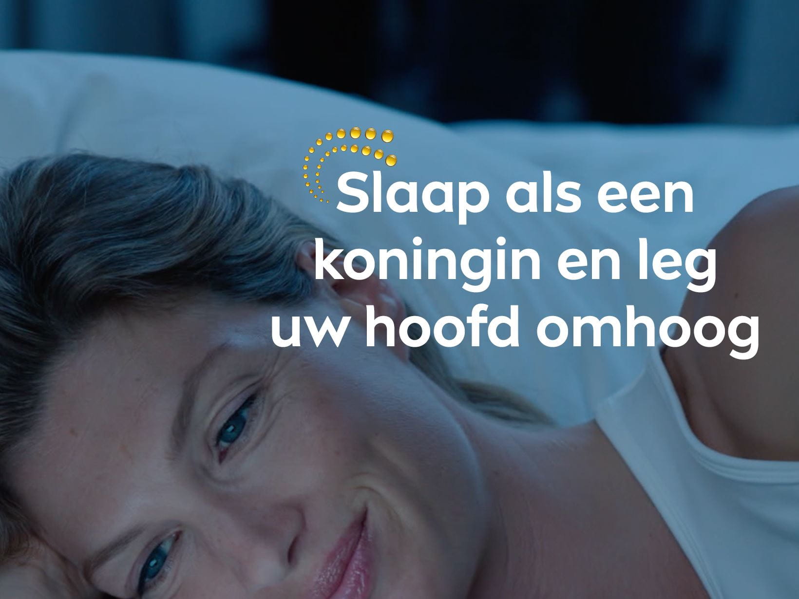 Slaap als een koningin en leg uw hoofd omhoog