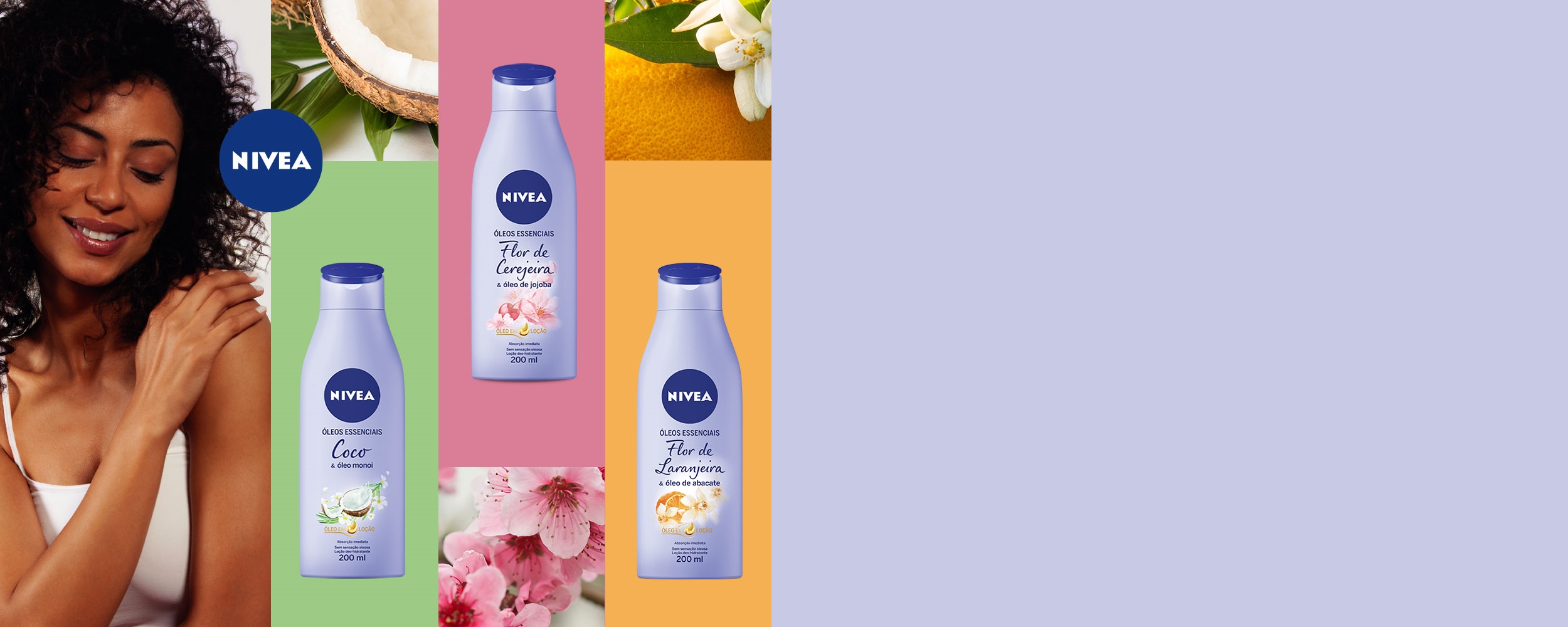 HIDRATANTES NIVEA ÓLEOS ESSENCIAIS