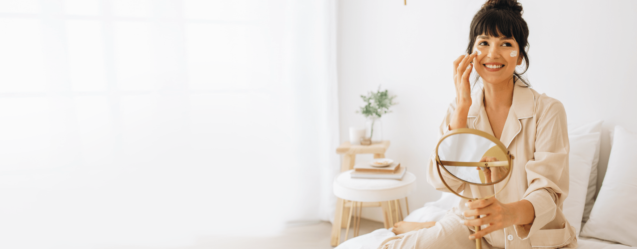 Cream header