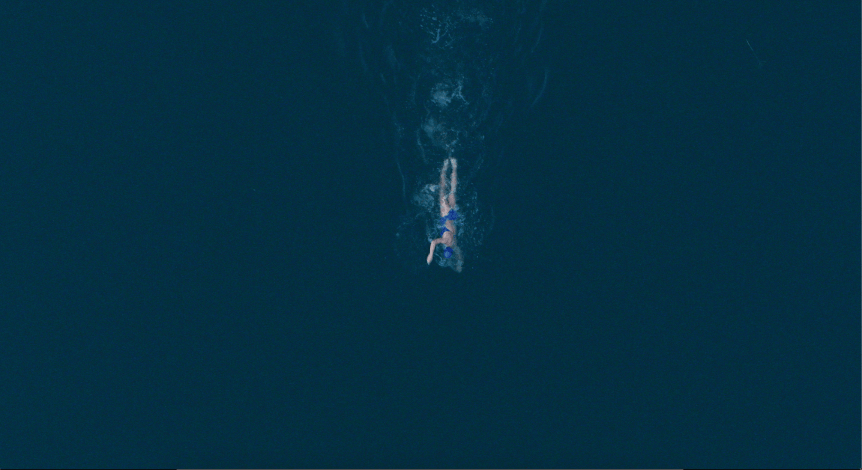 Person swimming