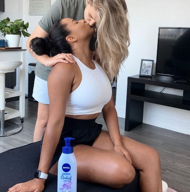 Cheyenne using NIVEA Oil Infused