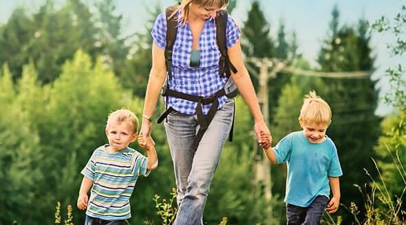 Mit Kindern am Berg