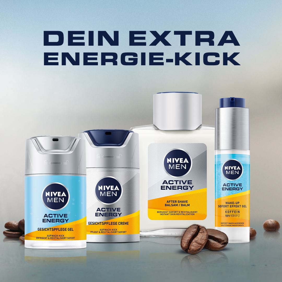 Die NIVEA MEN Active Energy Produkte im Überblick