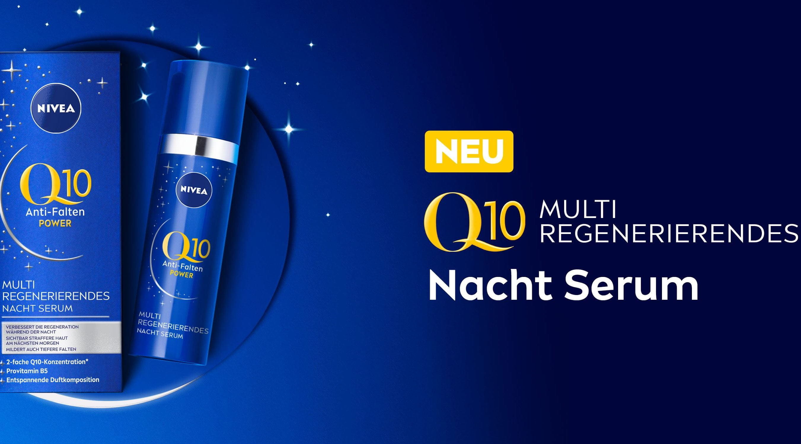 NIVEA Q10 Multi Regenerierendes Nachtserum