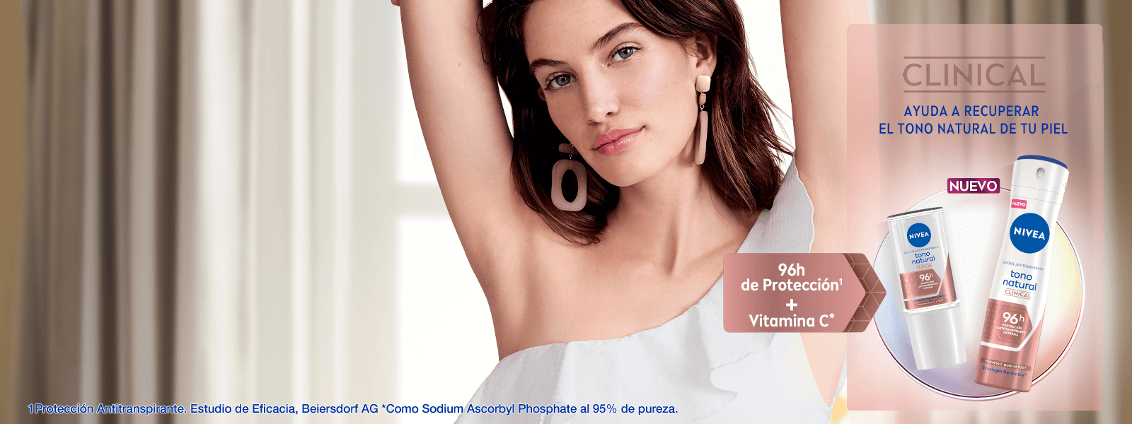 desodorante aclarante