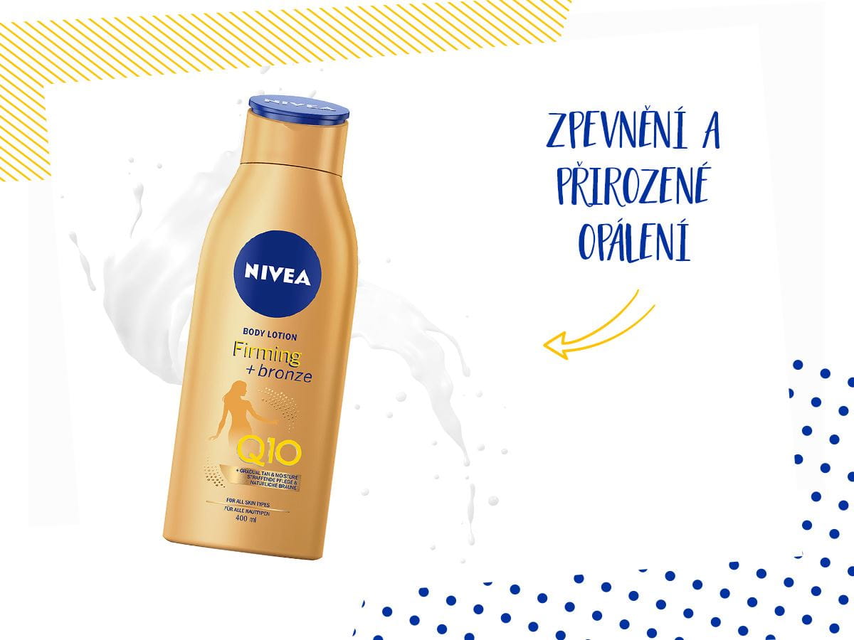 ZPEVŇUJÍCÍ TÓNOVACÍ TĚLOVÉ MLÉKO Q10