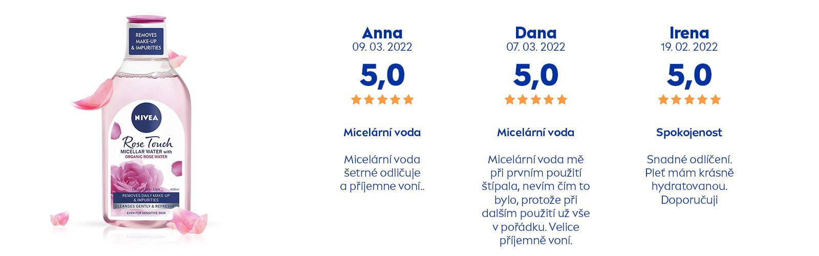 Micelární voda recenze