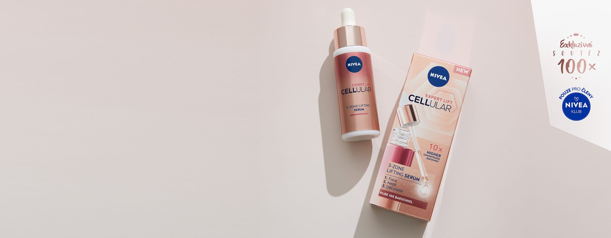 NIVEA CELLULAR EXPERT LIFT 3zónové liftingové sérum