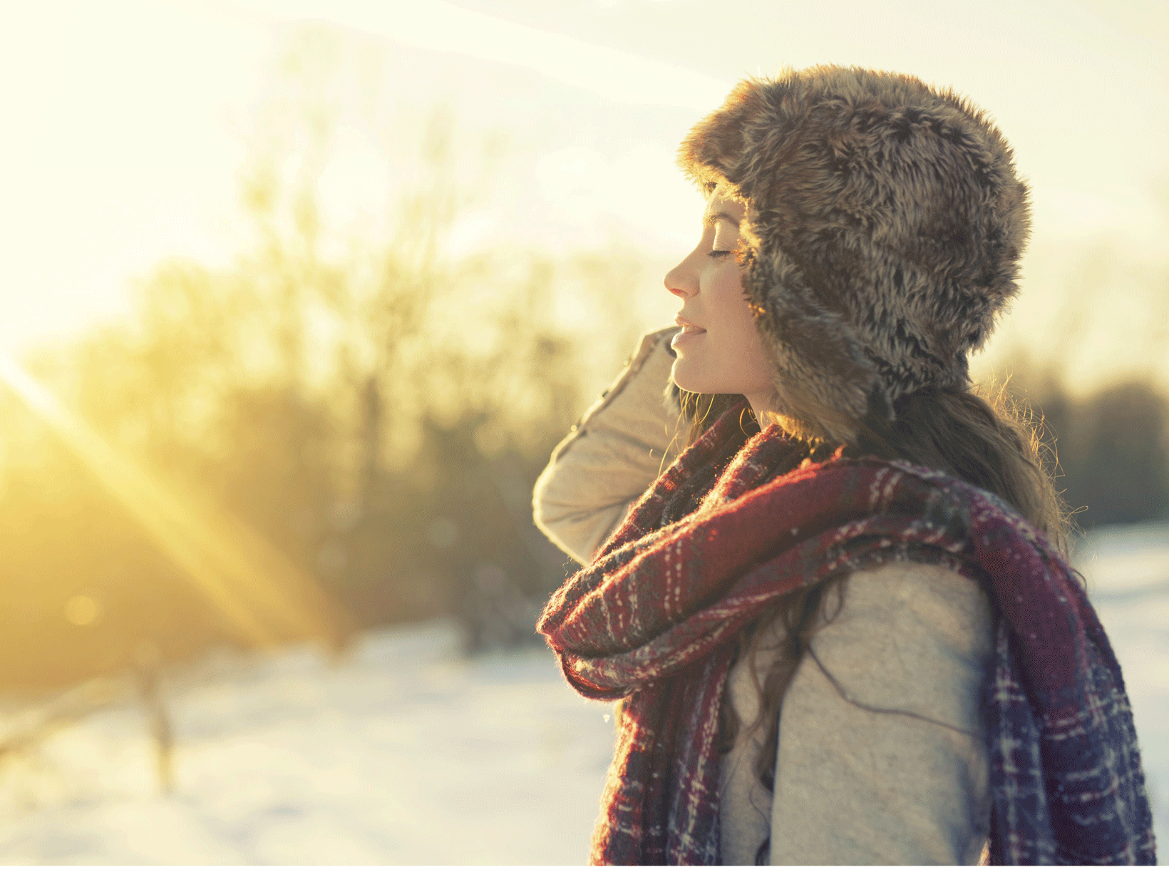 Sonnenschutz Winter
