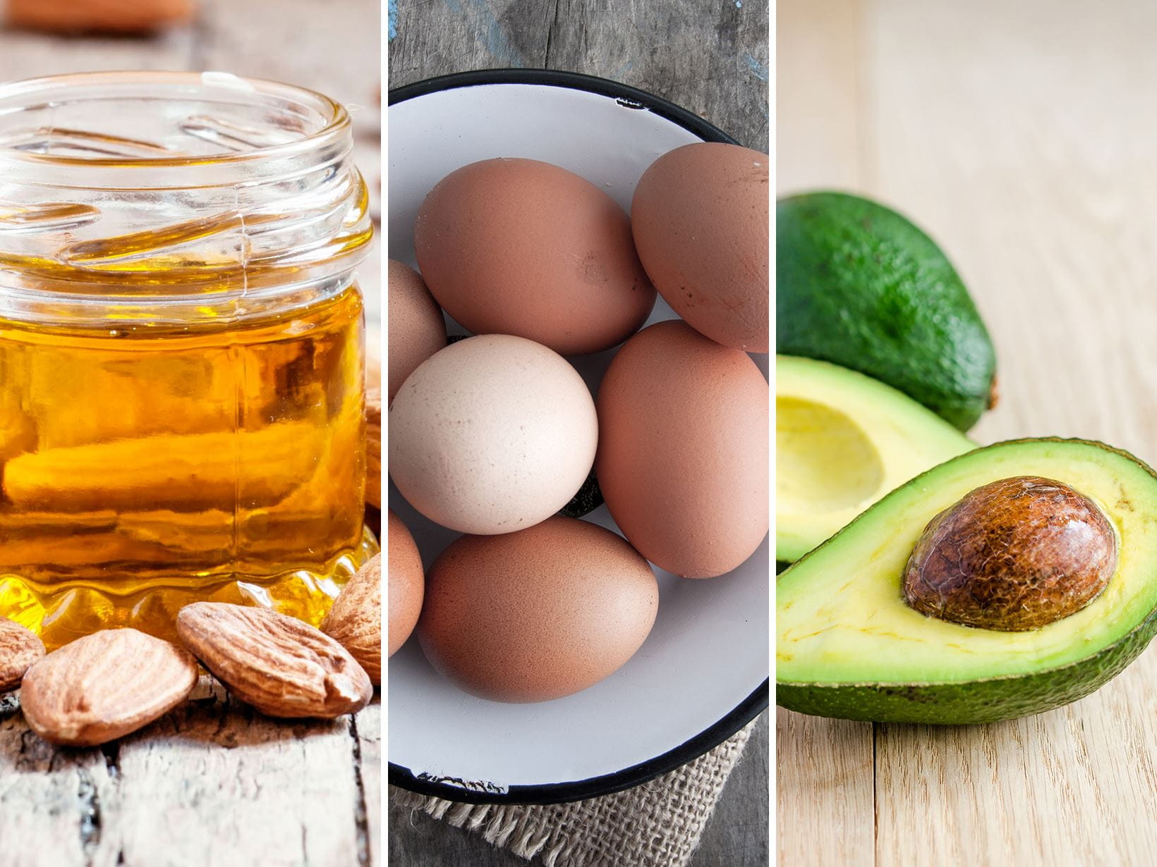 Haarkur für lockige Haare mit Mandelöl, Ei und Avocado