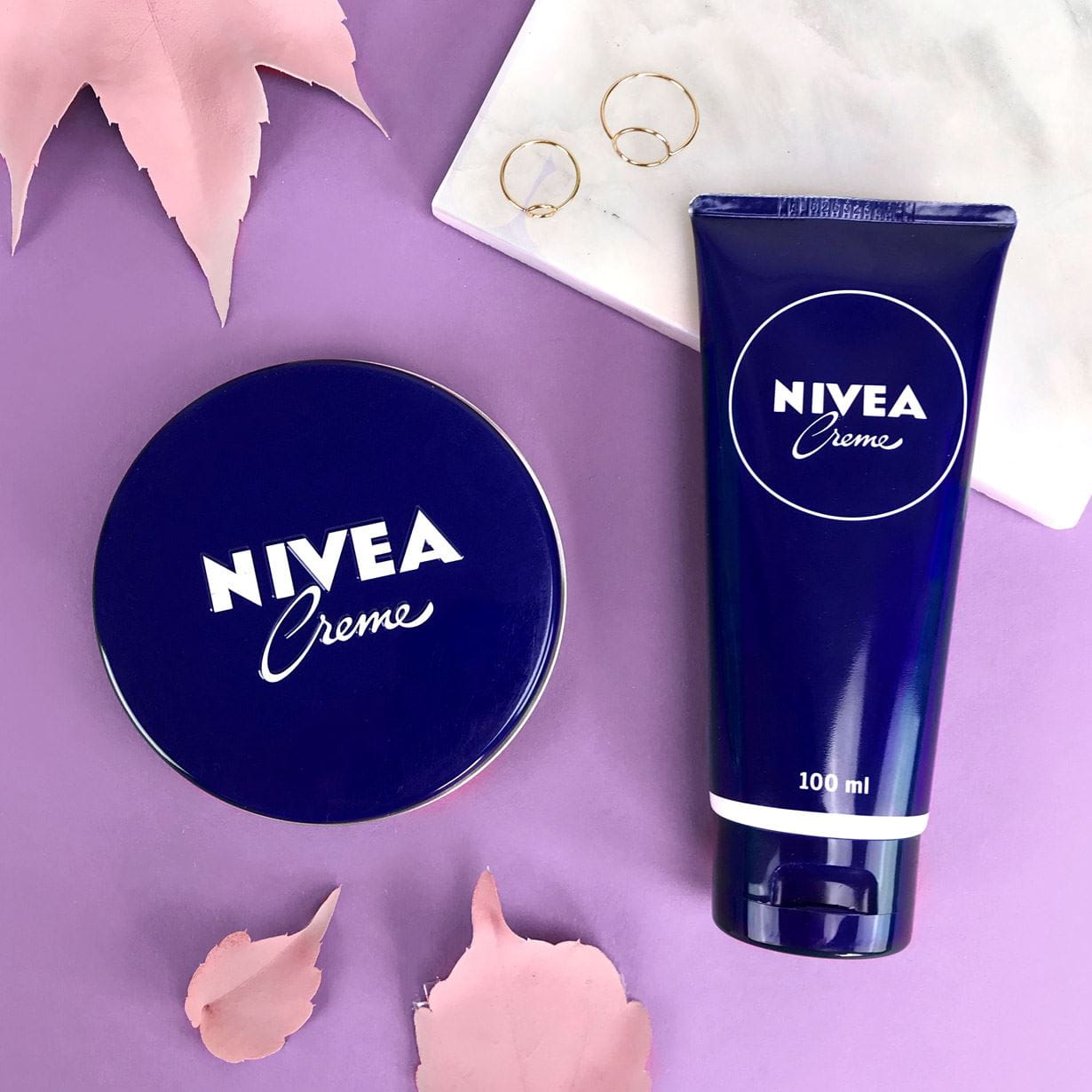 NIVEA Creme Dose und Tube