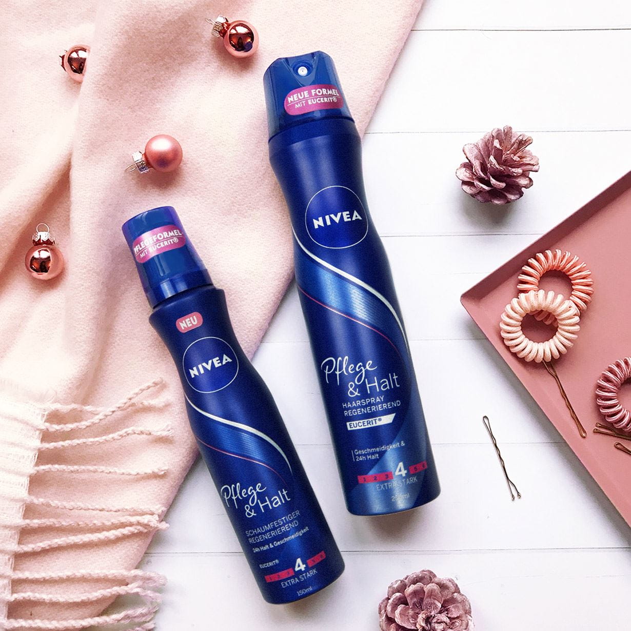 NIVEA Pflege & Halt Haarstyling