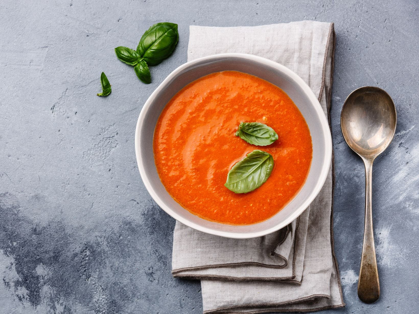 1. Abendessenidee: Cremige Tomatensuppe