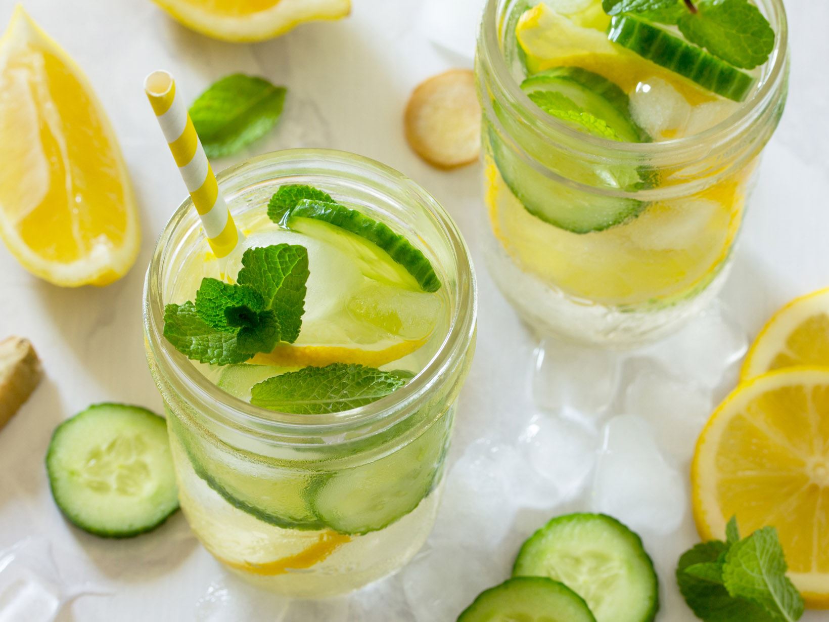 2. Infused Water statt Limonade