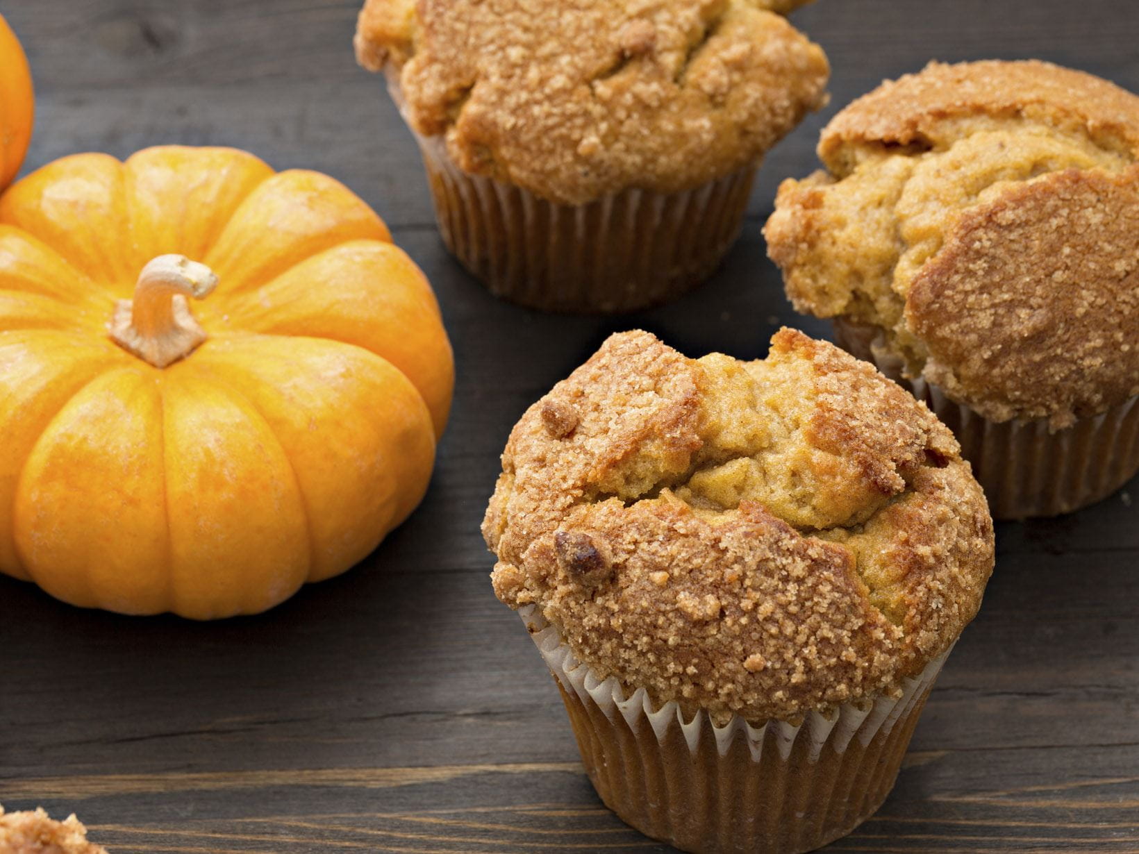 Kalorienarme, saftige Kürbis-Muffins