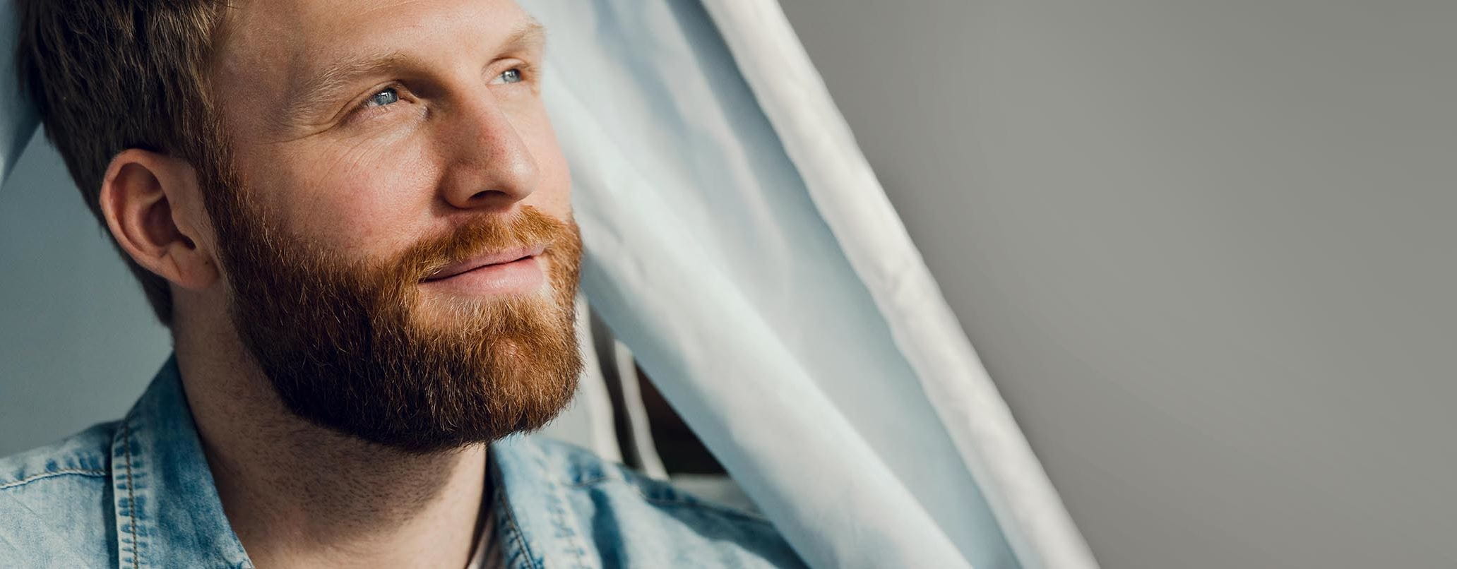 Bart pflegen und in Form bringen