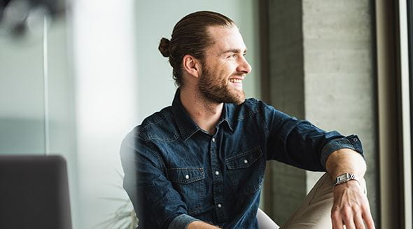 Man Bun: So gelingt der hippe Haarknoten für Männer