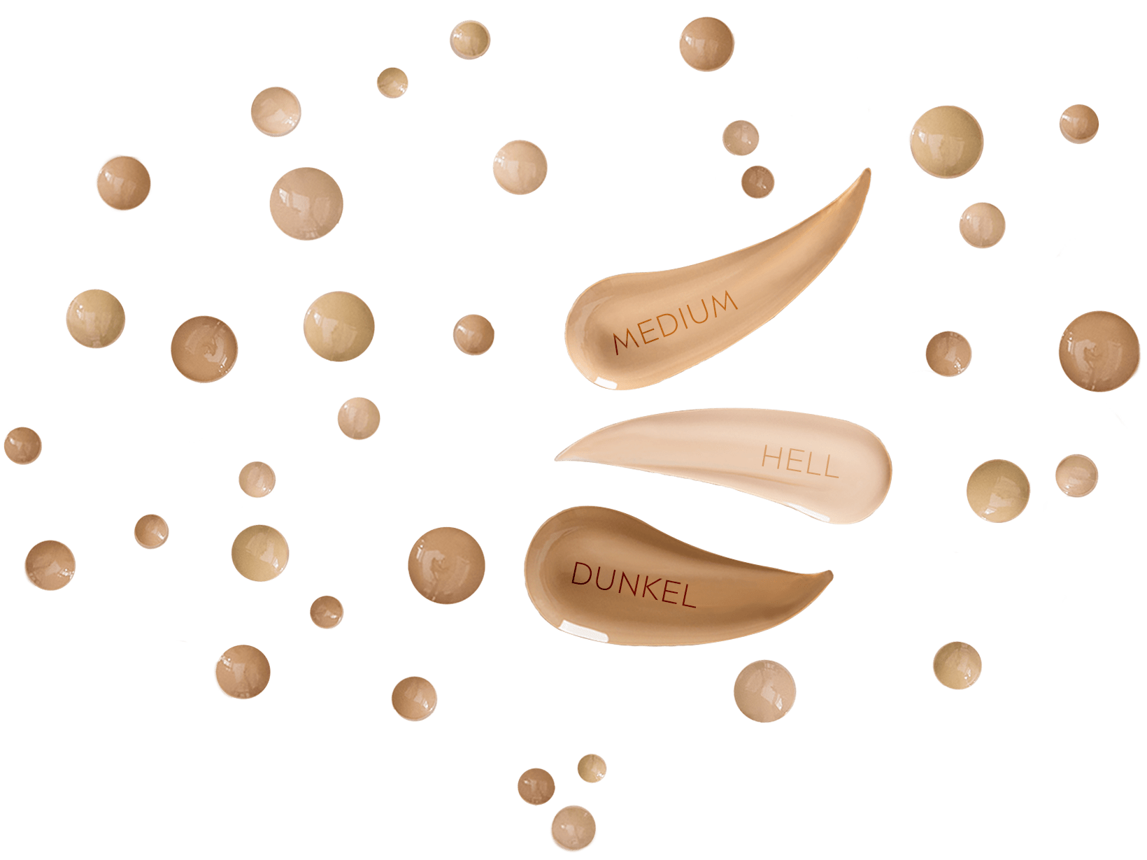 Der NIVEA 3in1 Concealer und das 3in1 Cushion sind in den Farbtönen Hell, Mittel und Dunkel erhältlich.