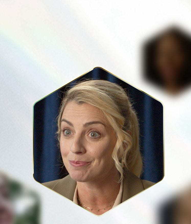 frau mit dunkle augenringe