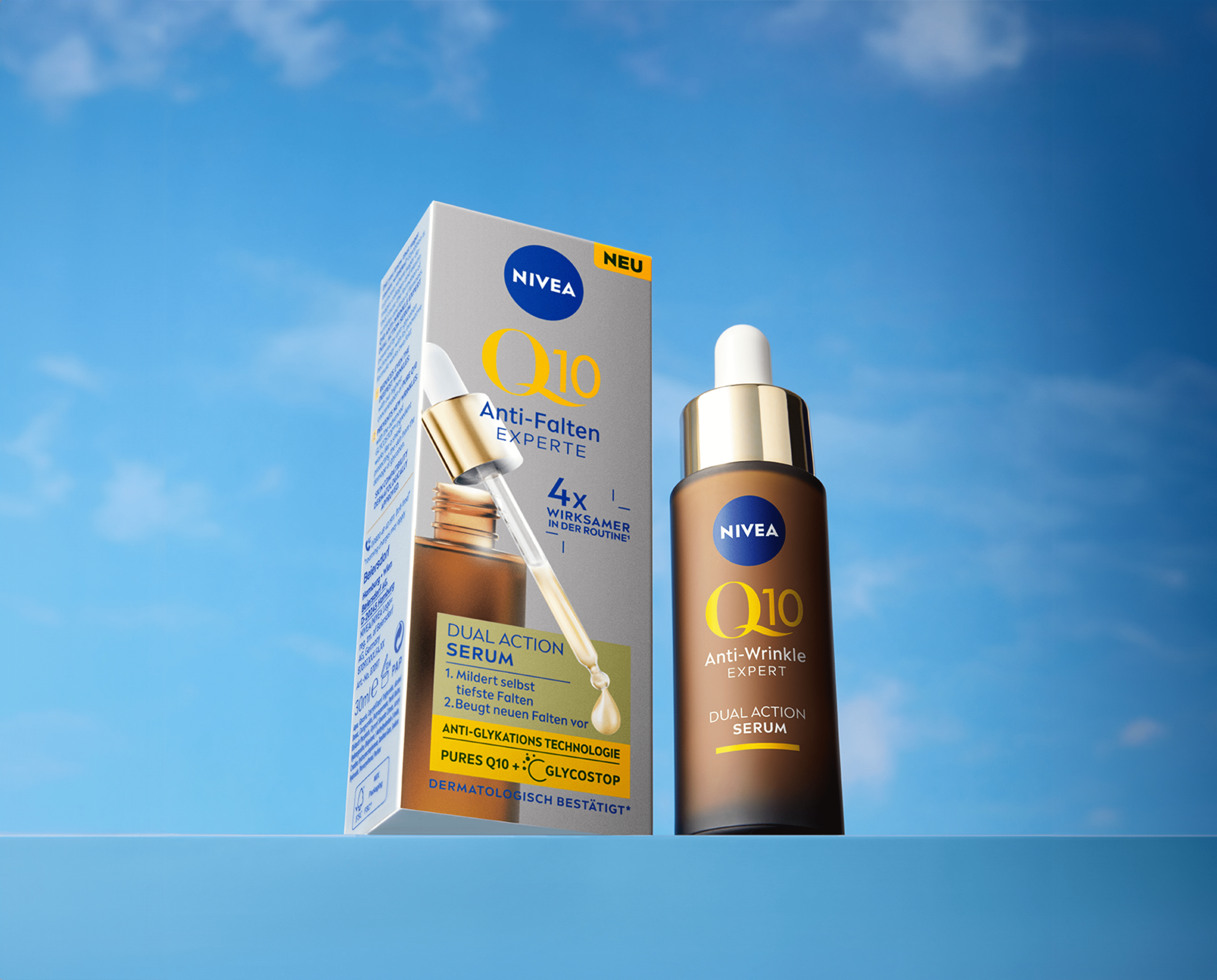 Das neue NIVEA Q10 ANTI-FALTEN EXPERTE DUAL ACTION SERUM - 500 NIVEA Botschafter*innen haben das Produkt getestet. 