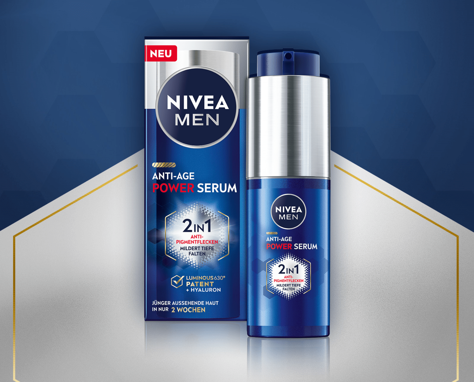 Entdecke jetzt das NIVEA MEN Anti-Age Power Serum!