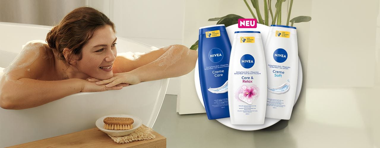 NIVEA pflegende Schaumbäder