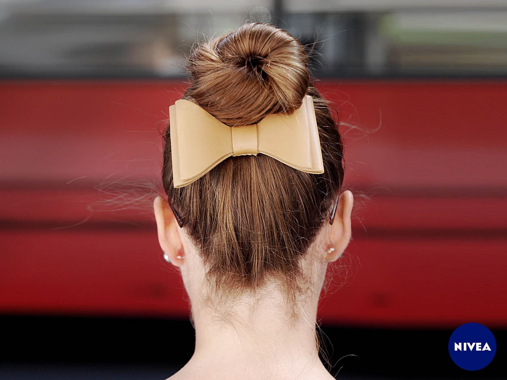 6. Top Knot mit Schleifenspange