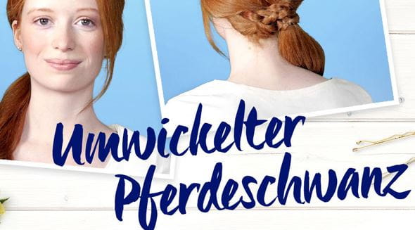 Trendfrisur: Umwickelter Pferdeschwanz