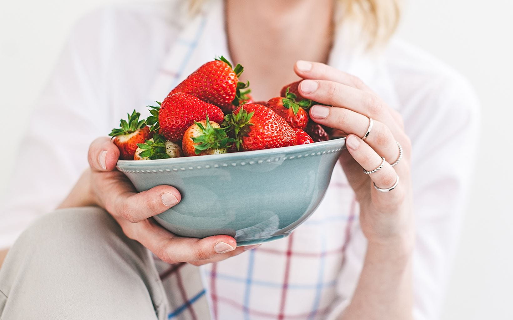 Gesunde Ernährung: Erdbeeren