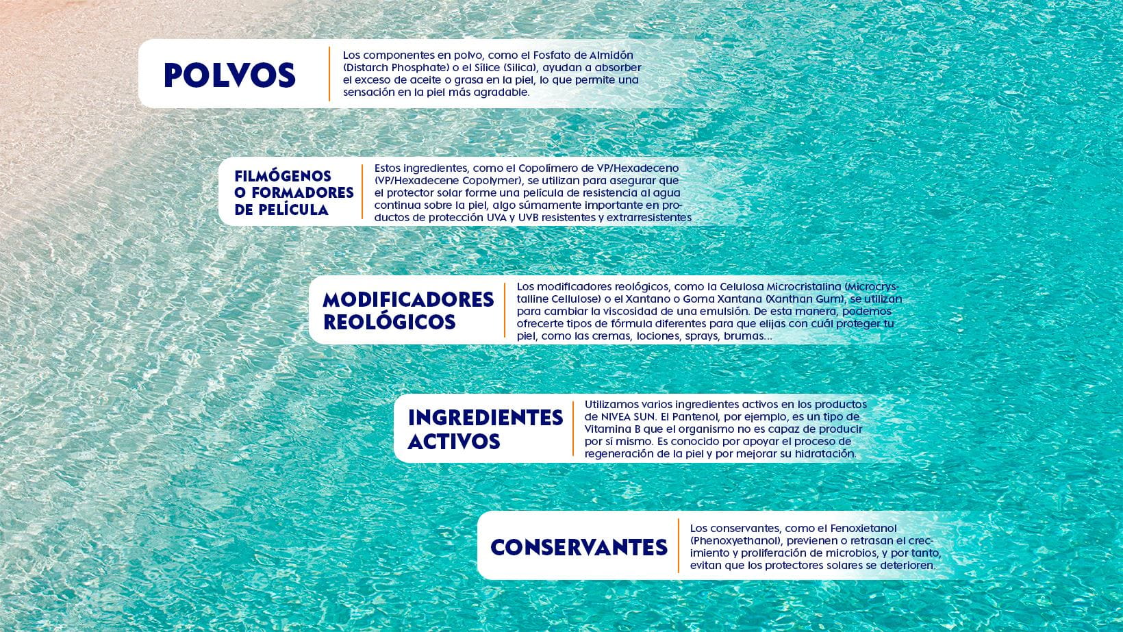 playa NIVEA respeta arrecife del coral