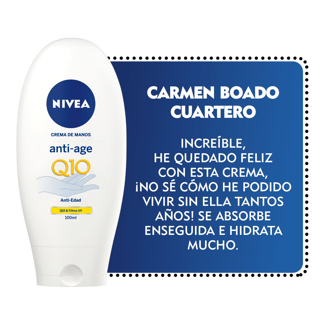 Embajadora NIVEA Cuidado Reafirmante