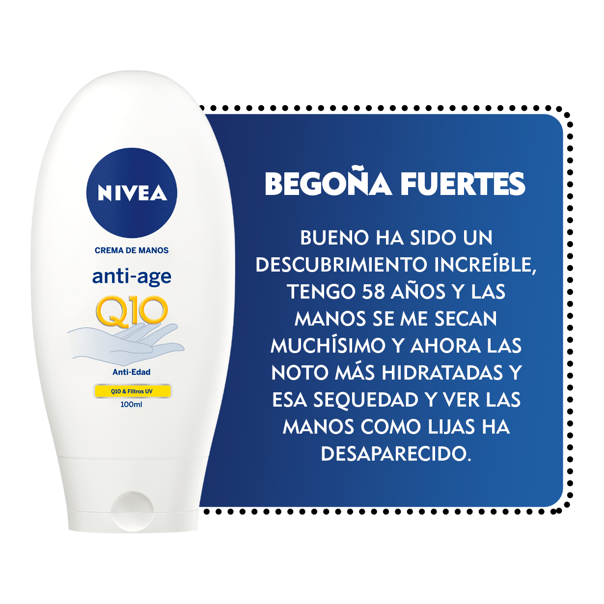 Embajadora NIVEA Cuidado Reafirmante