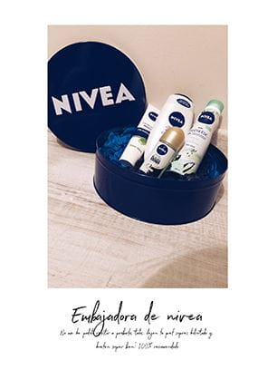 Foto Embajadora NIVEA Despierta Tus Sentidos