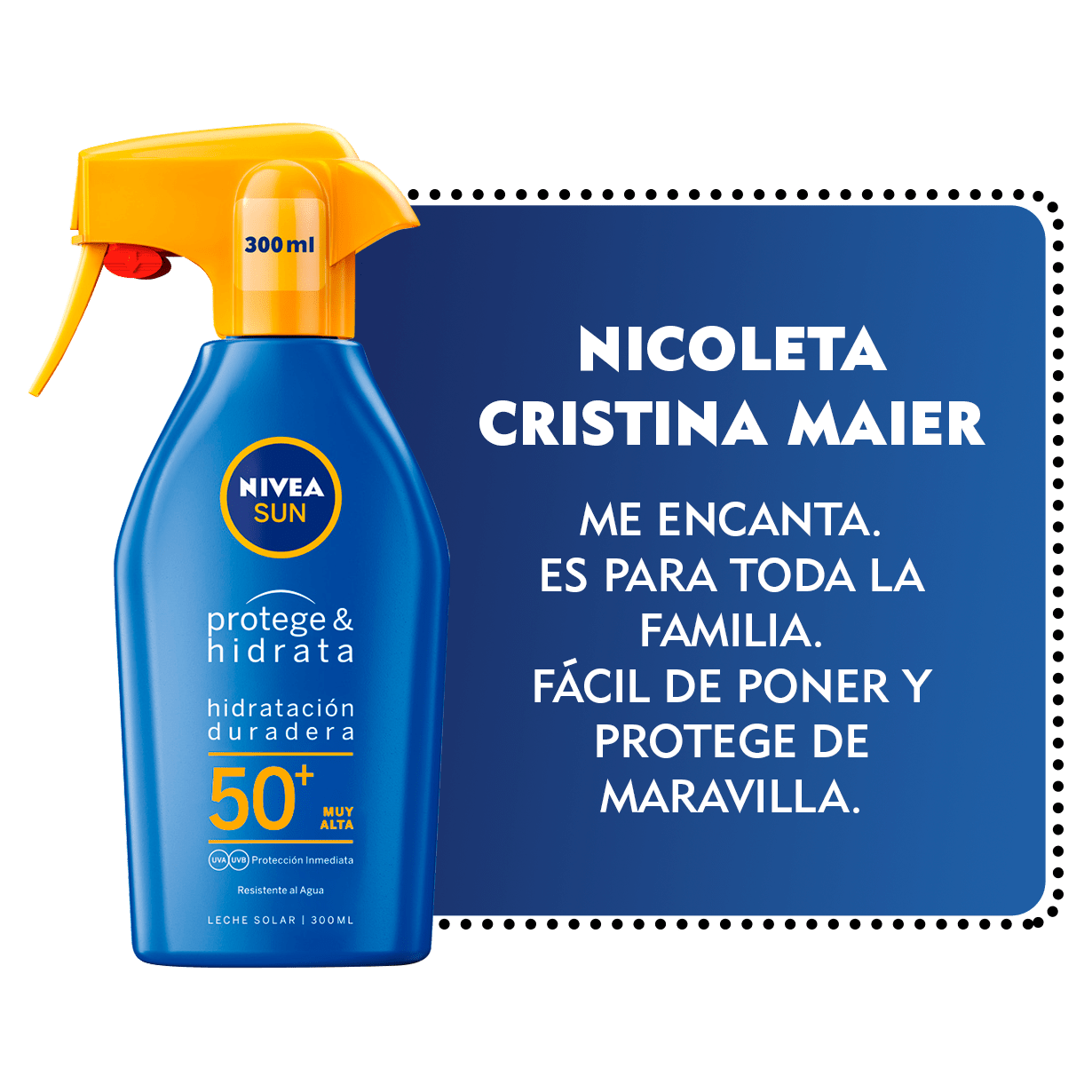 Embajadora NIVEA Protege & Hidrata
