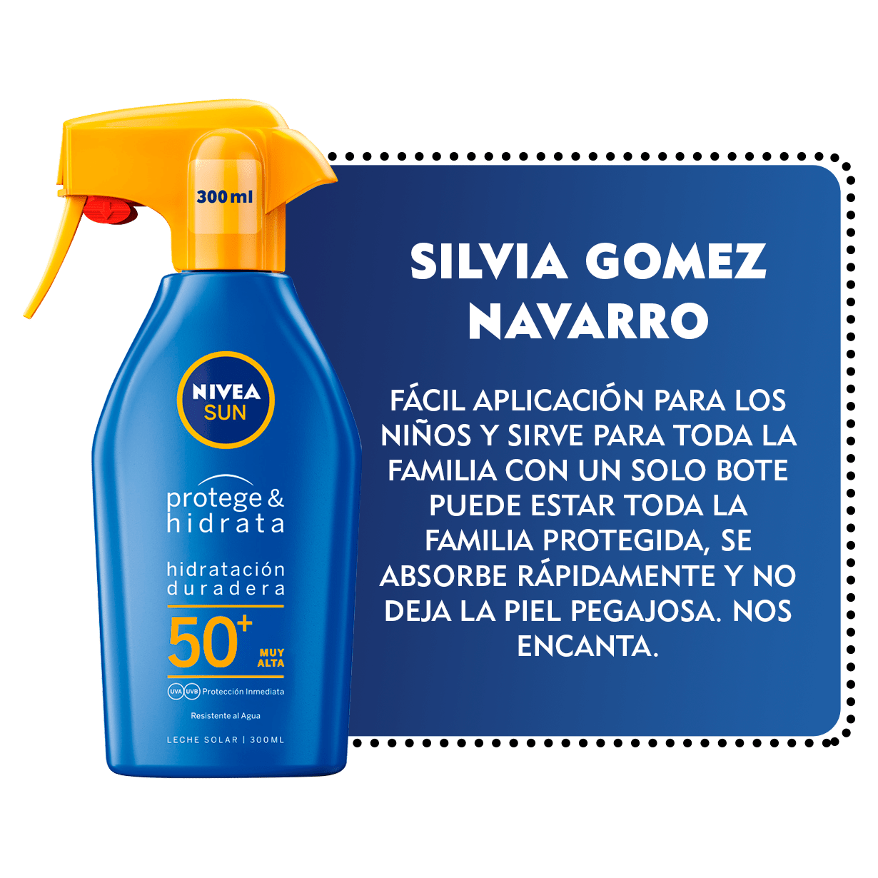 Embajadora NIVEA Protege & Hidrata