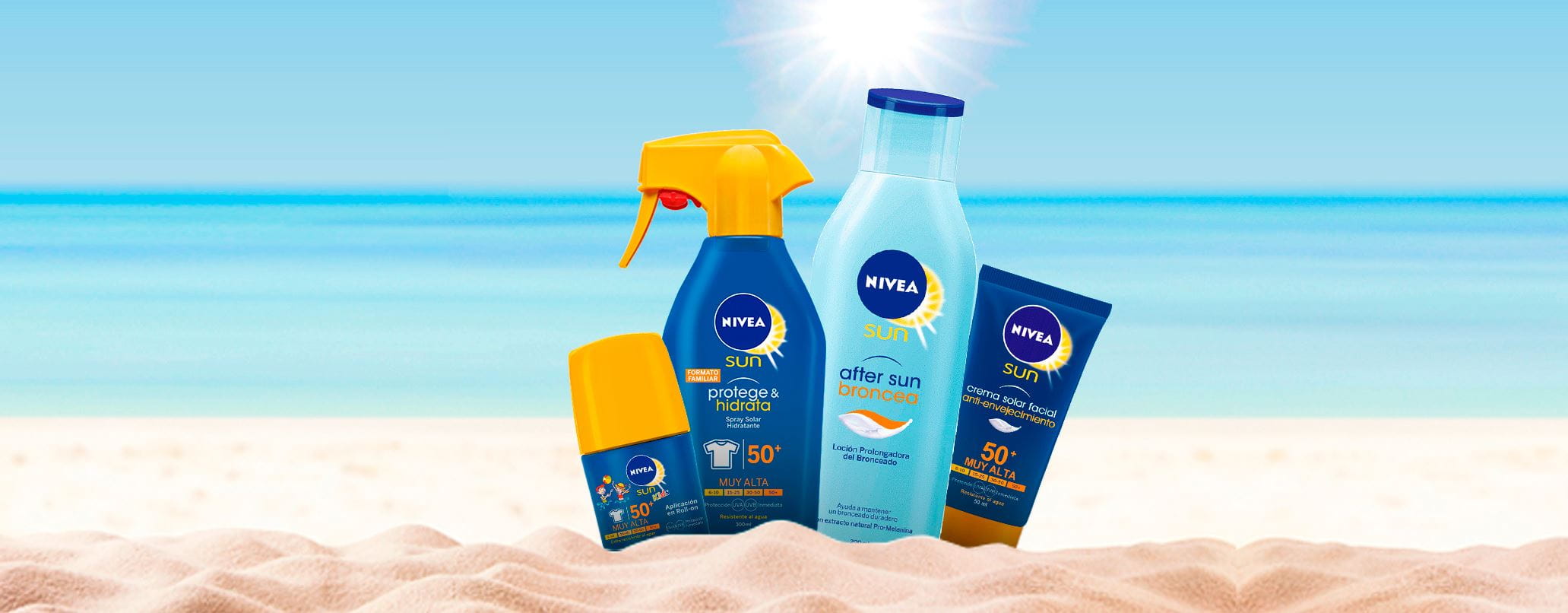 productos nivea sun