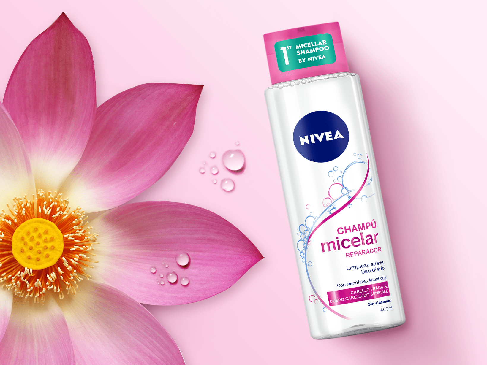 NIVEA Champú Micelar Reparador 