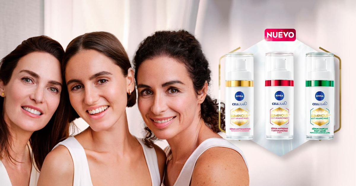 Mujeres felices con piel radiante