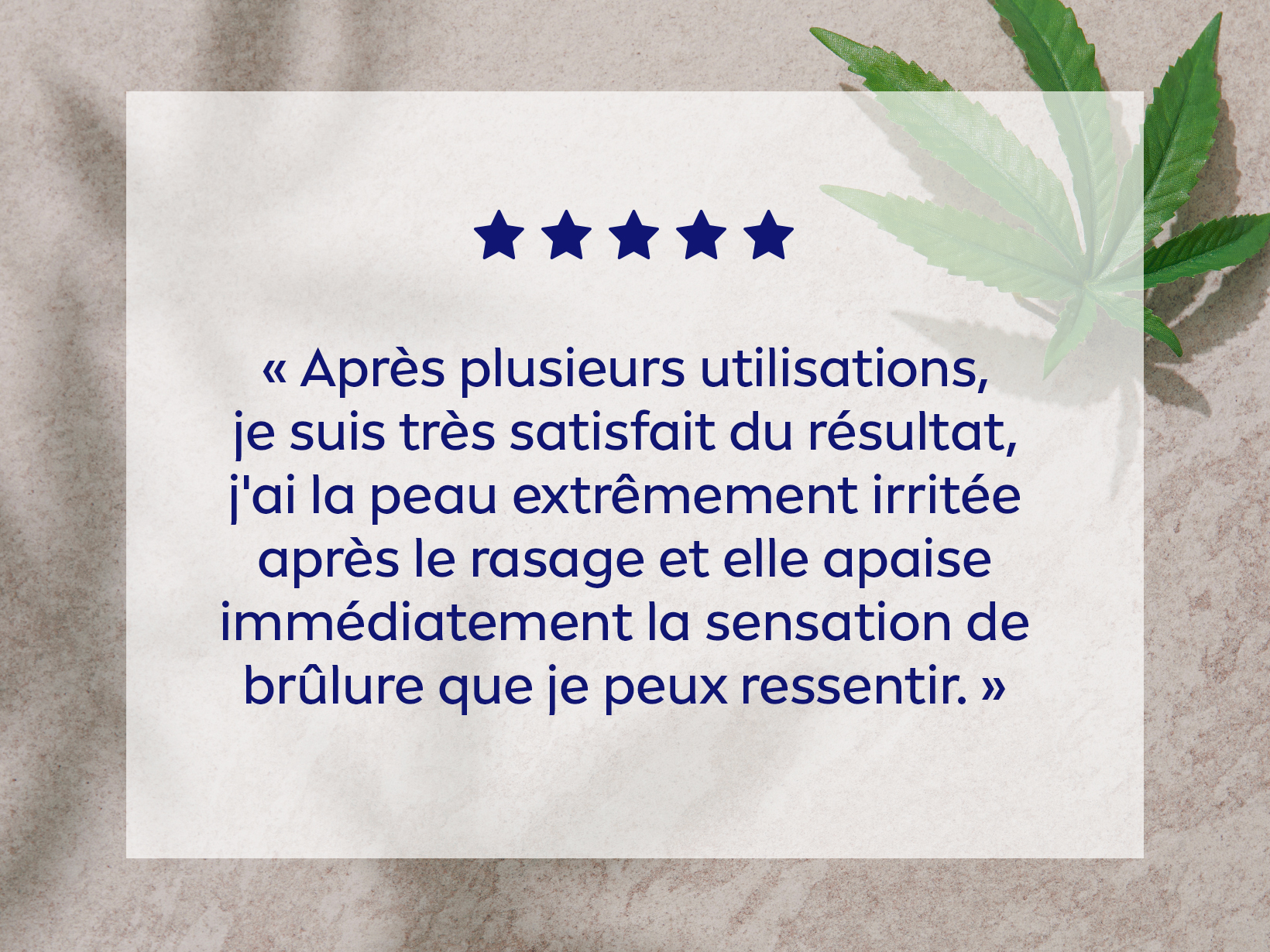 Avis sur les soins après-rasage au chanvre Sensitive PRO