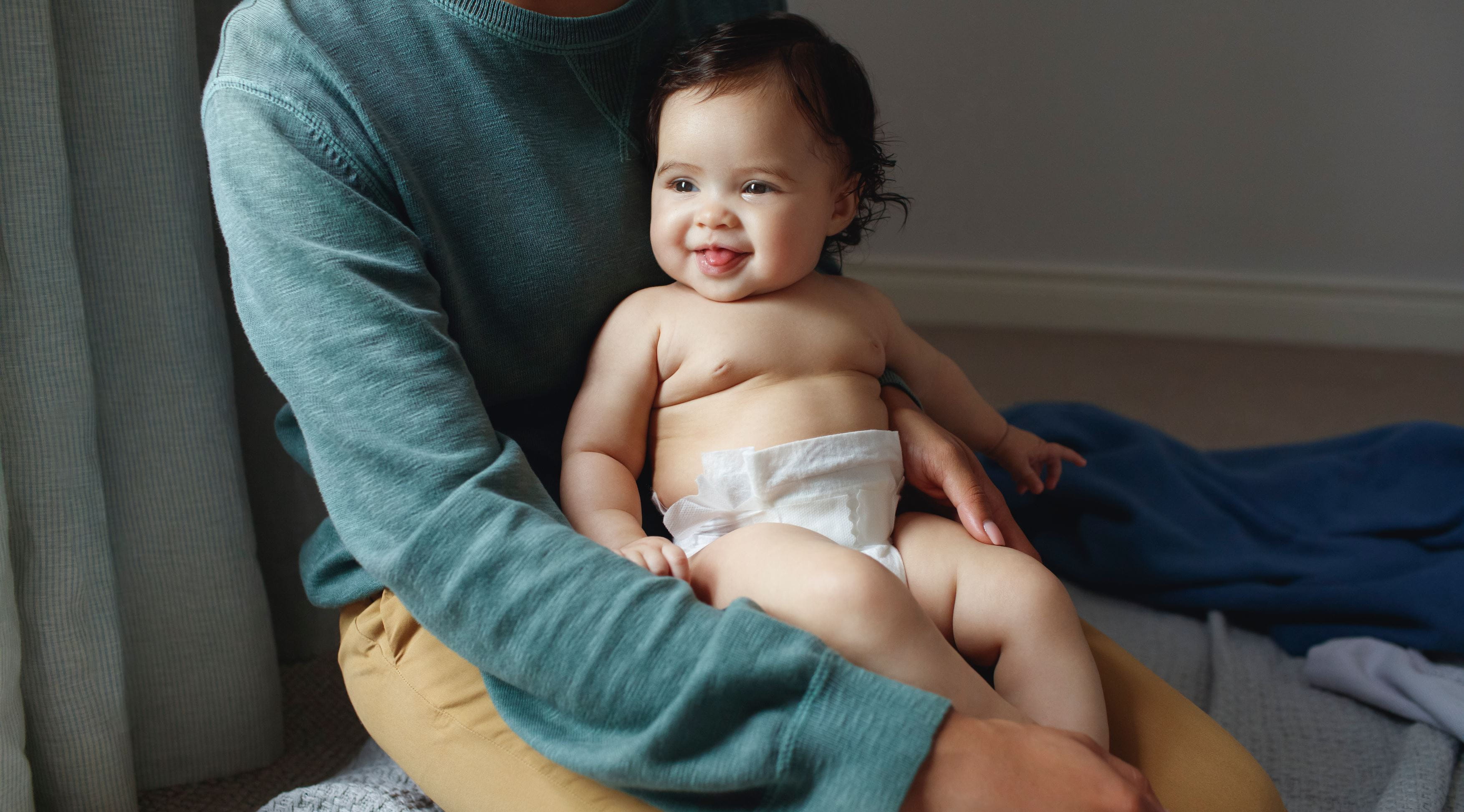 ein lächelndes Baby