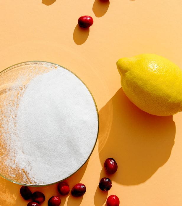 lemon and sugar