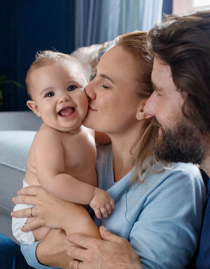eine glückliche Familie