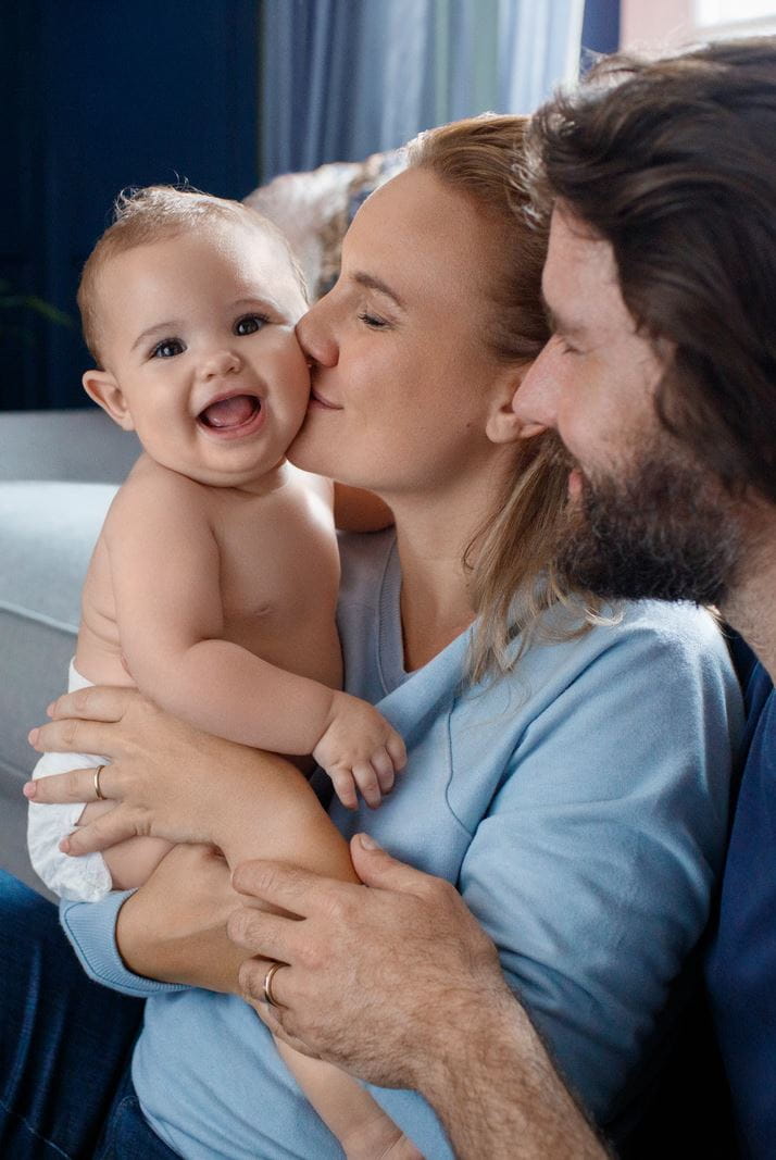 eine glückliche Familie