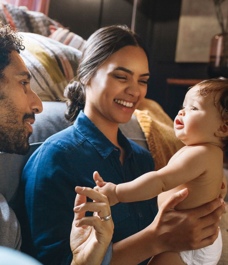 eine glückliche Familie