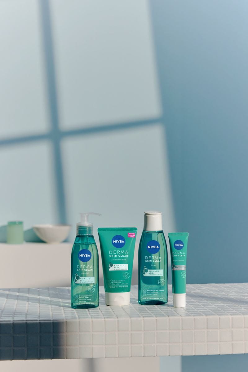 Gama produktów Nivea DermaSkin